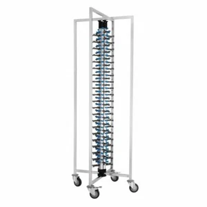 Vogue Mobile Plate Rack Made of Stainless Steel 1900(H) x 700(W) x 700(D)mm - Picture 1 of 9