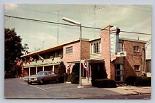 Postcard Ohio Alliance Cracknell's Motel Chrome Unposted F577