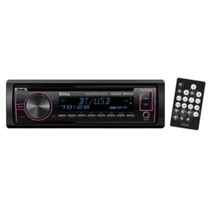 Boss 750BRGB Single Din CD/MP3 Receiver Display Bluetooth USB Front Aux Remote - Picture 1 of 4