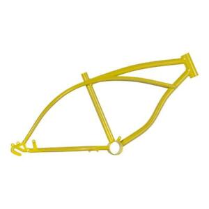 New Yellow 20" Bicycle Frame Lowrider Cruiser Bikes 