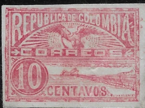 1902 COLOMBIA #197 - Baranquilla Issue  IRON QUAY at SABANILLA  MNG VF VF - Picture 1 of 1