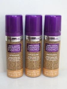 COVERGIRL SIMPLY AGELESS SKIN PERFECTOR ESSENCE FRESH TINT 40 MEDIUM 1 OZ 3PCS - Picture 1 of 3
