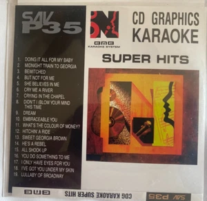 SAV-P35 POP HITS KARAOKE DISC CD+G 19 SONG CDG HUEY LEWIS ELVIS DORIS DAY SINATR - Picture 1 of 2