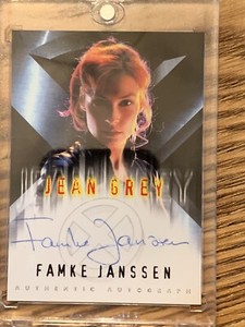 2000 Topps X-Men Jean Grey Famke Janssen Autograph Card!