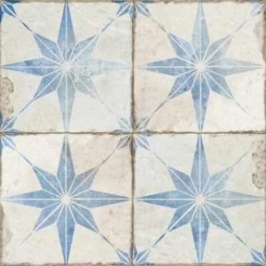 6 x 6 in. Blue and White Vinyl Peel and Stick Wall Tile 24 Tiles 6 sq. ft./Pack - Picture 1 of 10
