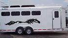 LARGE Horse Trailer Graphic Decal Stickers Vinyl Decals Choose 18x90 or 23x115