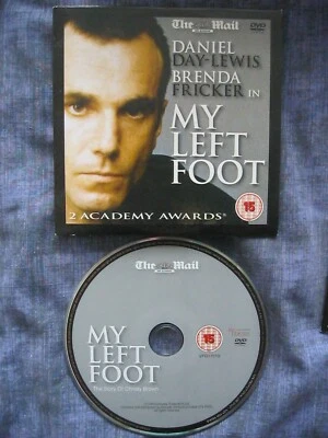 MY LEFT FOOT. Mail On Sunday Promo DVD. Daniel Day-Lewis, Brenda Fricker. NEW. - Image 1 of 4