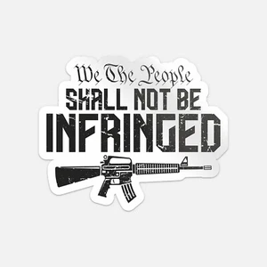 Second Amendment Shell Not Be Infringed Auto Autoaufkleber Vinyl Aufkleber - Bild 1 von 1