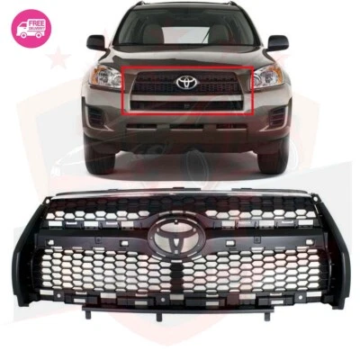 New TOYOTA RAV4 Front Grille Black For 2009-2012 531010R050 TO1200316 Foto 1 de 4