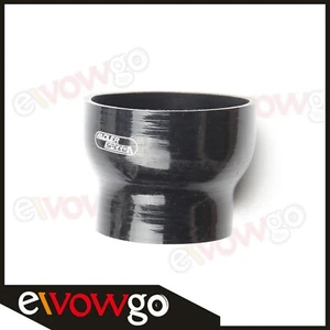 4 Ply 3.75" To 3'' inch Straight Reducer 76.2mm Silicone Hose Coupler Pipe Black - Picture 1 of 7