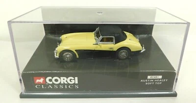 Corgi Classics Die Cast 02402 Austin Healey Soft Top Car In Perspex Box 1:43 - Image 1 of 4