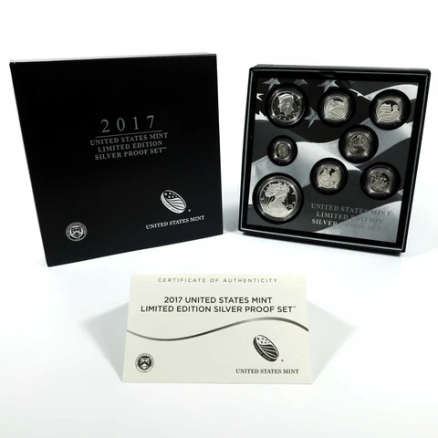2017 Limited Edition Silver 8 Piece US Proof Set OGP SKU:CPC3665 Cover