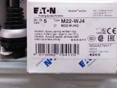 1 PCS NEW IN BOX EATON MOELLER Cross switch button head M22-WJ4 - Image 1 of 3