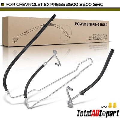2x Manguera de retorno de dirección asistida para Chevy Express 2500 3500 GMC Savana 2500 3500 Foto 1 de 4