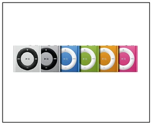Nuovo Nuoto Ipod Shuffle MP3 & Auricolari & Buds 100% Impermeabile - Platino - Foto 1 di 64