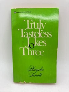 Truly Tasteless Jokes Three - Blanche Knott 1983 Vintage Blanche Knott - Picture 1 of 11