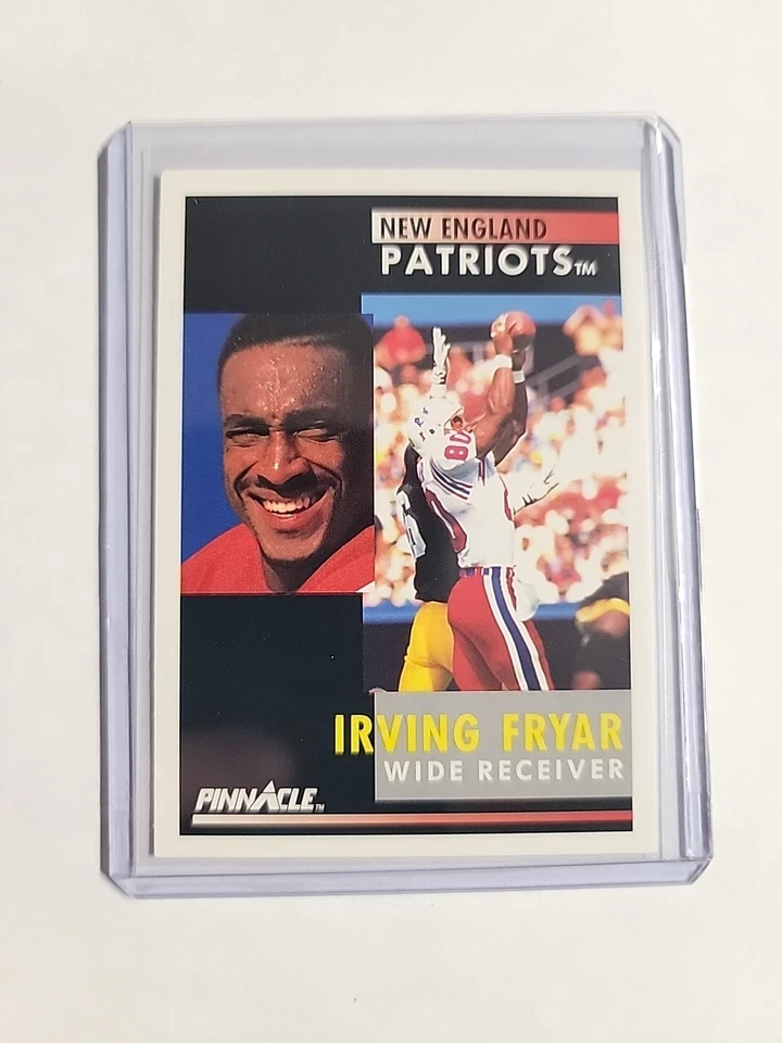 724-16 1991 Pinnacle Score Football Irving Fryar New England Patriots Mint Card - Image 1 of 2