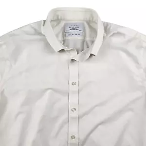 Charles Tyrwhitt Dress Shirt Men's 18-37 Slim Fit Non Iron Button Up Long Sleeve - Picture 1 of 8