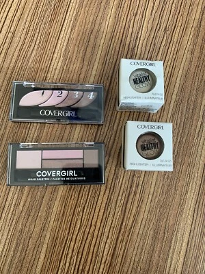 Covergirl Eyshadow Palletes (2) and Vitalist Healthy Glow Highlighters (2) - Image 1 of 4
