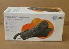 Nos At&T Trimline Telephone Tr1909 Trim Line Caller Id/Call Waiting Corded Black