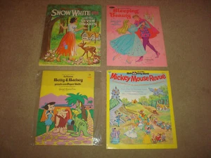 Paper Dolls LOT Mickey Mouse Revue Disney World Flintstones Snow White Whitman - Picture 1 of 10
