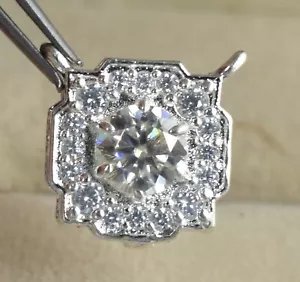 Diamante Solitario 1.23 Bianco Carati Rotondo Brillante Taglio Certificato Donna - Foto 1 di 6