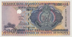 Billete de banco Vanuatu 200 Vatu ND 1995 selección 8.b sin circular - Imagen 1 de 2