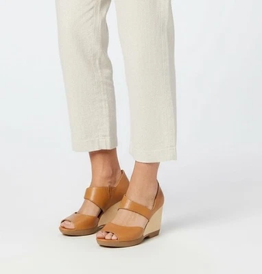 NUEVAS cuñas de cuero marrón para mujer Camper talla 38 Foto 1 de 4