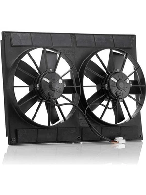 Be-Cool Radiators Electric Cooling Fan Qualifier Dual 11 in Fan Puller (75007) - Image 1 of 4
