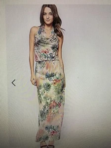 Amy Childs Collection Long Dress UK 12 Floral - Picture 1 of 21