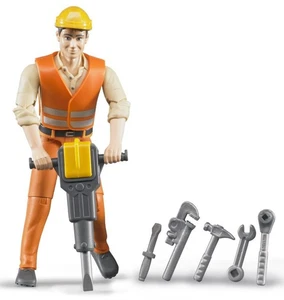 BRUDER,Man with jackhammer and tools Scale: 1/16, 1/16, BRU60020 - Picture 1 of 2