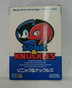 SONIC and KNUCKLES Mega Drive Sega Japan Import Free shipping FedEx DHL - Picture 1 of 9