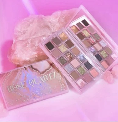 Huda Beauty Rose Quartz Eyeshadow Palette - Rare Discontinued. Sold Out. BNIB - Image 1 of 4