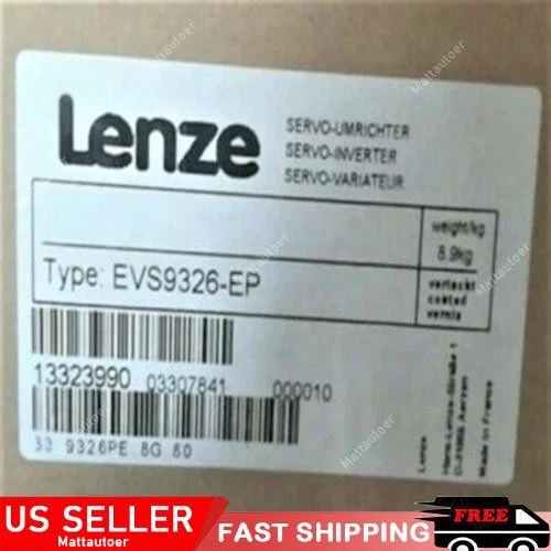 US Free TAX EVS9326-EP NEW LENZE SERVO INVERTER EVS9326-EP EVS9326EP - Image 1 of 1
