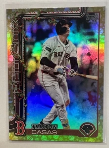 2025 Topps Holiday Triston Casas Gold Ornament Stocking Stuffer SSP - Bild 1 von 2