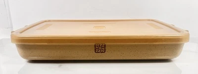 LITTONWARE MICROWAVE OVENWARE ROASTER PAN CASSEROLE WITH LID #38810 EUC - Image 1 of 4