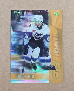 1998-99 Topps Finest Jaromir Jagr Mystery Finest Gold Refractor Card #M6 - Picture 1 of 2