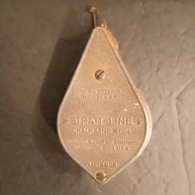 Carrete Irwin Strait-Line Chalk Line de colección, hecho en EE. UU. Foto 1 de 4