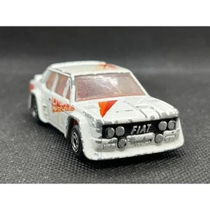 1982 Matchbox Superfast #74 Fiat Abarth Black Base White Lesney England Vintage - Picture 1 of 9