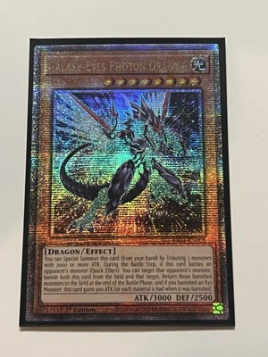 Galaxy-Eyes Photon Dragon (Alt Art) 1ST ED QCR RA04-EN008  Yu-Gi-Oh! - Image 1 of 2
