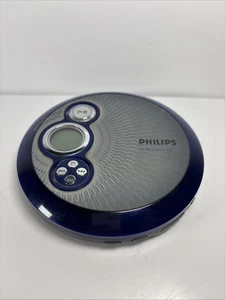 Philips ESP Jogproof AX2402 Portable CD Player Walkman - Working Blue/Grey - Picture 1 of 6