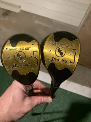 Spaulding Pro Flite Juego Emparejado 3 Madera y. 5 madera b-525945 reg flex, nuevo. Foto 1 de 4