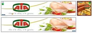 Grafica adesiva "AIA LAMBERET" x semirimorchi Herpa 1/87 autoproduzione - Foto 1 di 1