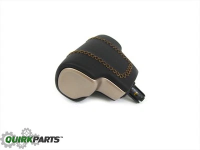 13 Dodge Ram 1500 perilla/mango de cuero marrón oscuro para palanca de cambios OEM NUEVO MOPAR Foto 1 de 4