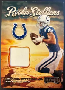 2020 Playoff Rookie Stallions Jerseys #22 Michael Pittman Jr. - Picture 1 of 2