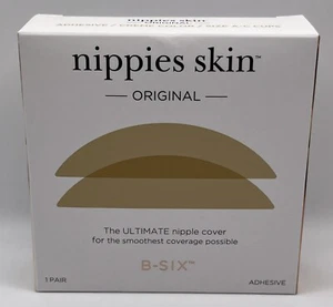 Nippies Skin Original B-SIX Brustwarzenabdeckung Creme Farbe Größe 1 S/M (3") A-C Cups. NEU - Bild 1 von 6