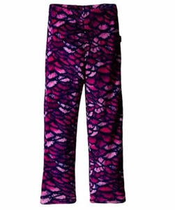 Calvin Klein Little Girls' Printed Plush Sleep Pant, Fuchsia, 5/6 - Picture 1 of 1