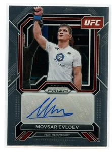 Panini Prizm UFC Superstar Auto Movsar Evloev 2023 #SA-MEV Auto - Imagen 1 de 2