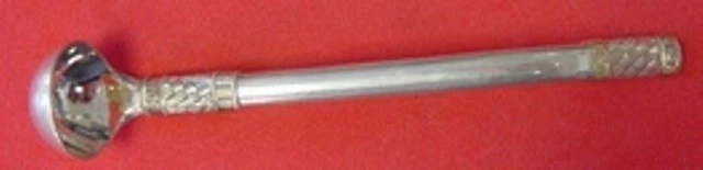 Aegean Weave Gold by Wallace Sterling Silver Mustard Ladle Custom Made 5 1/4" - Image 1 of 1