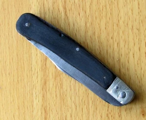 Altes Bauernmesser mit Horn-Griffschalen - H.Hermann, Taschenmesser, Messer - Bild 1 von 7